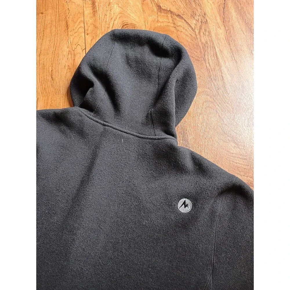 Marmot Black Fleece Full Zip Hoodie Jacket